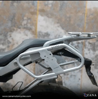 Zana SADDLE STAY SILVER WITH JERRY CAN MOUNT FOR BMW G310GS ZI-8239