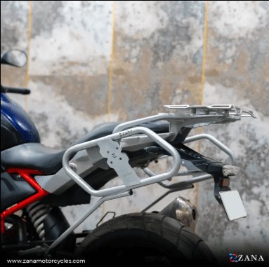 Zana SADDLE STAY SILVER WITH JERRY CAN MOUNT FOR BMW G310GS ZI-8239
