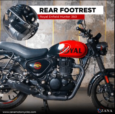 Zana REAR FOOTREST MILD STEEL ( PAIR ) FOR HUNTER 350 ZI-8302