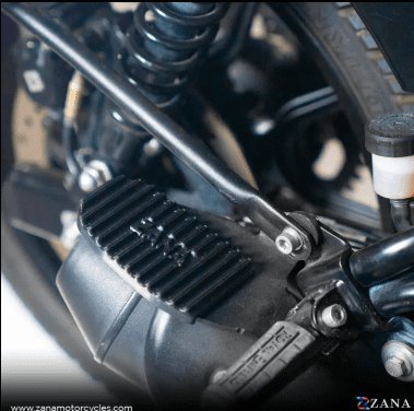 Zana REAR FOOTREST MILD STEEL ( PAIR ) FOR HUNTER 350 ZI-8302