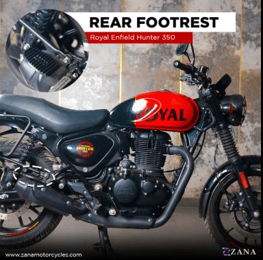 Zana REAR FOOTREST MILD STEEL ( PAIR ) FOR HUNTER 350 ZI-8302