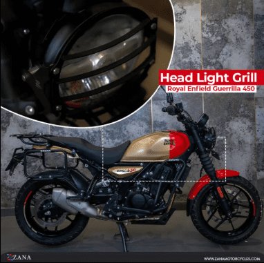 Zana Head Light Grill for Guerrilla 450 (Black) - Type-3 ZI-8450