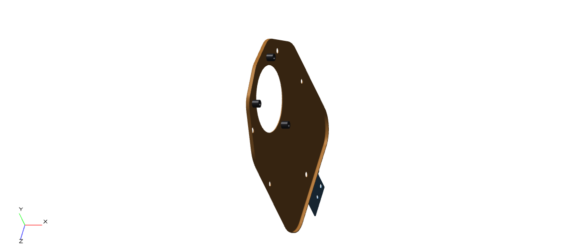 845026 - BRACKET TAIL LAMP WITH REFLECTOR - BLACK