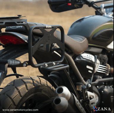 Zana SADDLE STAY FOR TRIUMPH SCRAMBLER 400 ( MILD STEEL WITH JERRY CAN MOUNT ) ZI-8452