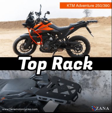 Zana New Top Rack with Aluminium Plate For KTM ADV 250/ 390/ 390 X ZI-8454