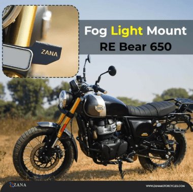 Zana Fog Light Mount for Bear 650 (Mild Steel) ZI-8549