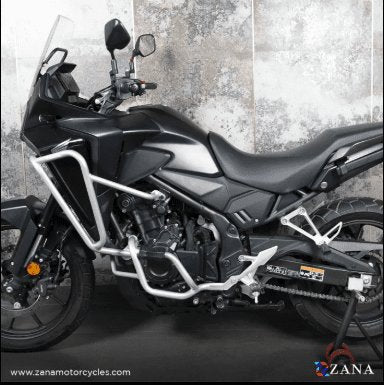 Zana Lower Engine Guard For Honda NX500 / 500X( Silver ,Mild Steel) ZI-8469