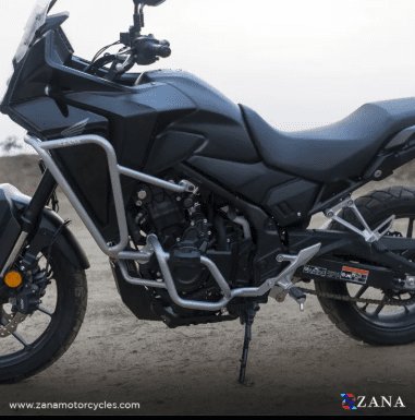 Zana Lower Engine Guard For Honda NX500 / 500X( Silver ,Mild Steel) ZI-8469
