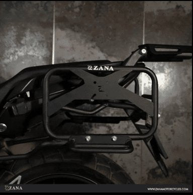 Zana Saddle stay V-2 with Exhaust Sheild with Jerry can Mount For Honda NX500 ZI-8472