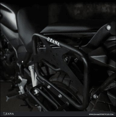 Zana Saddle stay V-2 with Exhaust Sheild with Jerry can Mount For Honda NX500 ZI-8472