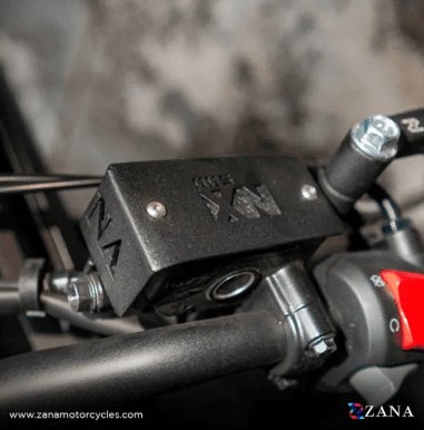 Zana Front Fluid reservoir Cover For Honda NX500 (ALUMINIUM) BLACK ZI-8479