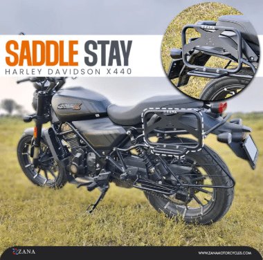 Zana Saddle Stay for Harley Davidson X440 with Exhaust Sheild and Jerry Can Mount ZI-8482