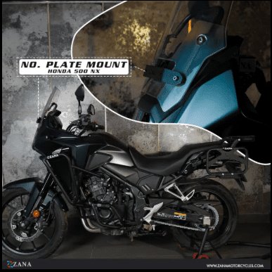 Zana Number Plate Mount for Honda NX500 ZI-8493