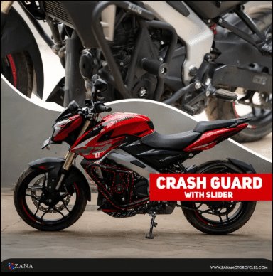 Zana Crash Guard With Slider for Pulsar NS400z ZI-8510