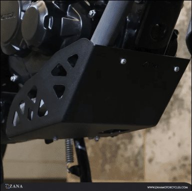 Zana Bash Plate For Honda CB200X (Black) ZI-8503