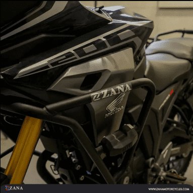 Zana Crash Guard with Slider Puck For Honda CB200X (Black) ZI-8504