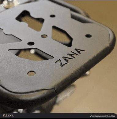 Zana Top Rack with Plate For Honda CB200X ( Type-W Black ) ZI-8505