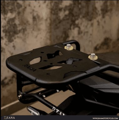 Zana Top Rack with Plate For Honda CB200X ( Type-W Black ) ZI-8505