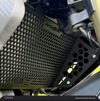 Zana Radiator Guard Honeycomb Black for Pulsar NS400z ZI-8516