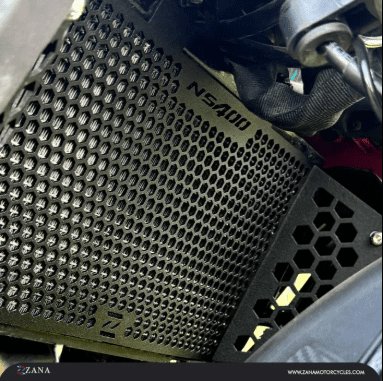 Zana Radiator Guard Honeycomb Black for Pulsar NS400z ZI-8516