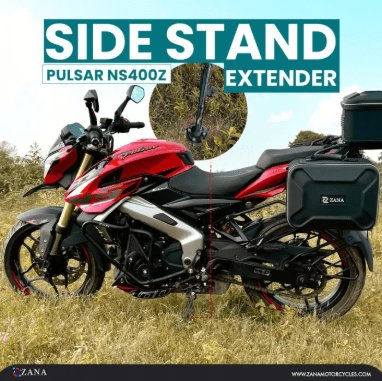 Zana Side Stand Extender for Pulsar NS400z ZI-8515