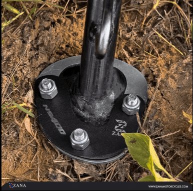 Zana Side Stand Extender for Pulsar NS400z ZI-8515