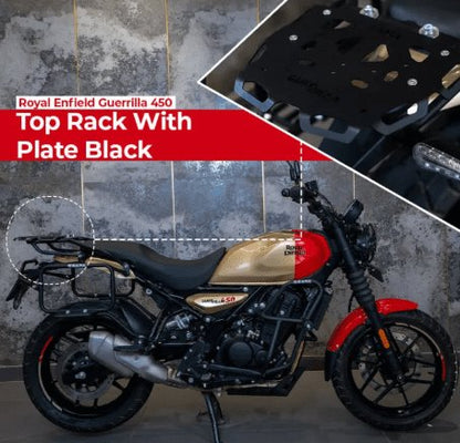 Zana Top Rack with Plate for Guerrilla 450 (Black) ZI-8521