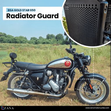 Zana Radiator Grill Honeycomb for BSA Goldstar 650 (Black) ZI-8535