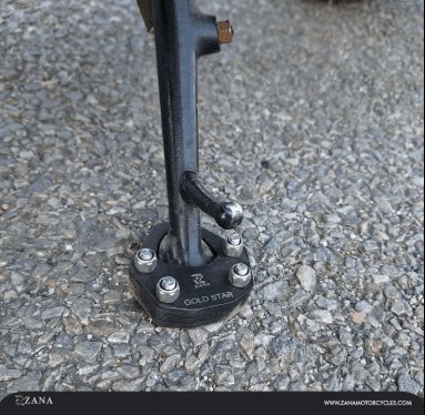 Zana Side Stand Extender for BSA Goldstar 650 (Aluminum & Stainless Steel) ZI-8537
