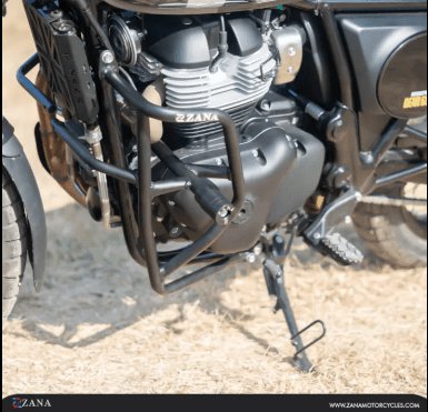 Zana Leg Guard / Crash Guard with Slider for Bear 650 (MS Black) ZI-8541