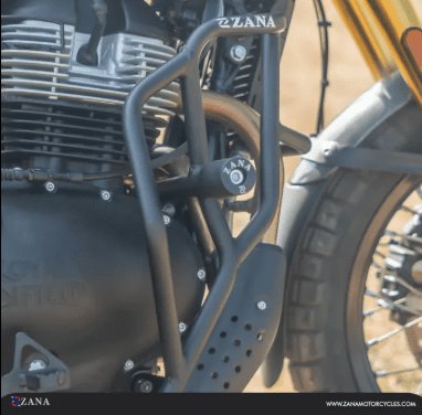 Zana Leg Guard / Crash Guard with Slider for Bear 650 (MS Black) ZI-8541