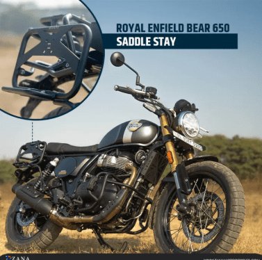 Zana Saddle Stay for Bear 650 with Jerry Can Mount (Mild Steel) ZI-8543