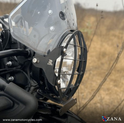 Black Type-1 Headlight Guard for Himalayan 450 ZI-8436
