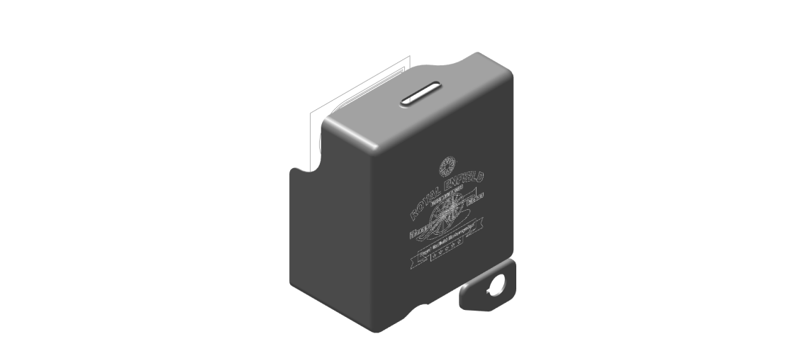 867030 - COVER RESONATOR BOX - BLACK