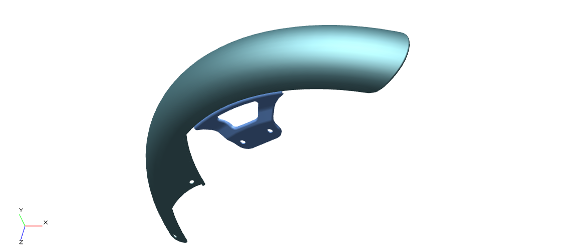 879007 - MUDGUARD FRONT - FLICKER