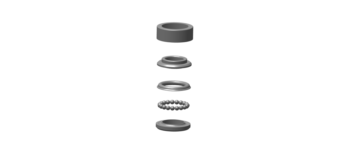 888133 - BALL RACE KIT WITH COVER