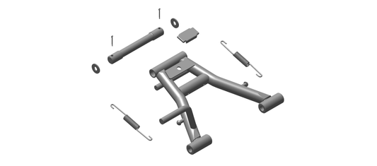 888146 - CENTER STAND AND SPINDLE KIT