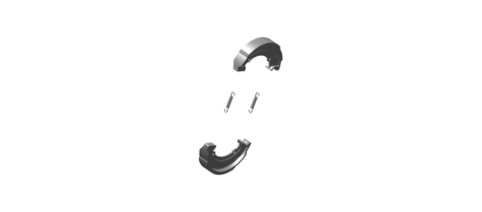 ROYAL ENFIELD 888337 - BRAKE SHOE KIT WITH SPRING FOR CLASSIC 350/500 & BULLET 350/500