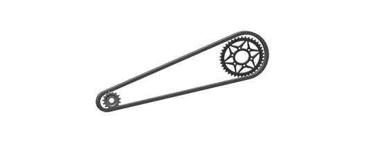 ROYAL ENFIELD 888492 - CHAIN AND SPROCKET KIT FOR HIMALAYAN SCRAM 411