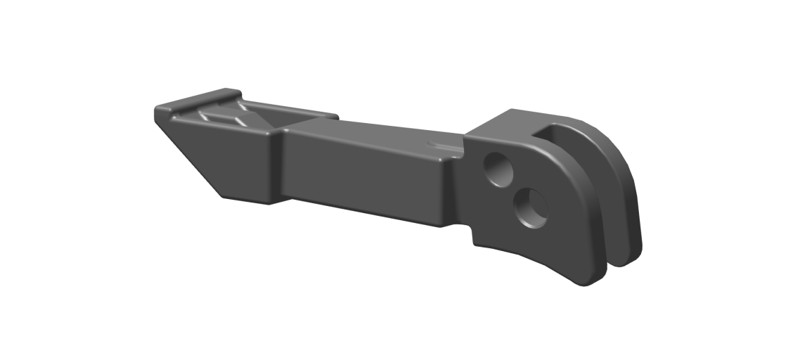 ROYAL ENFIELD 890085 - PILLION FOOTPEG RH MATT BLACK FOR HIMALAYAN SCRAM 411 & SCRAM 440