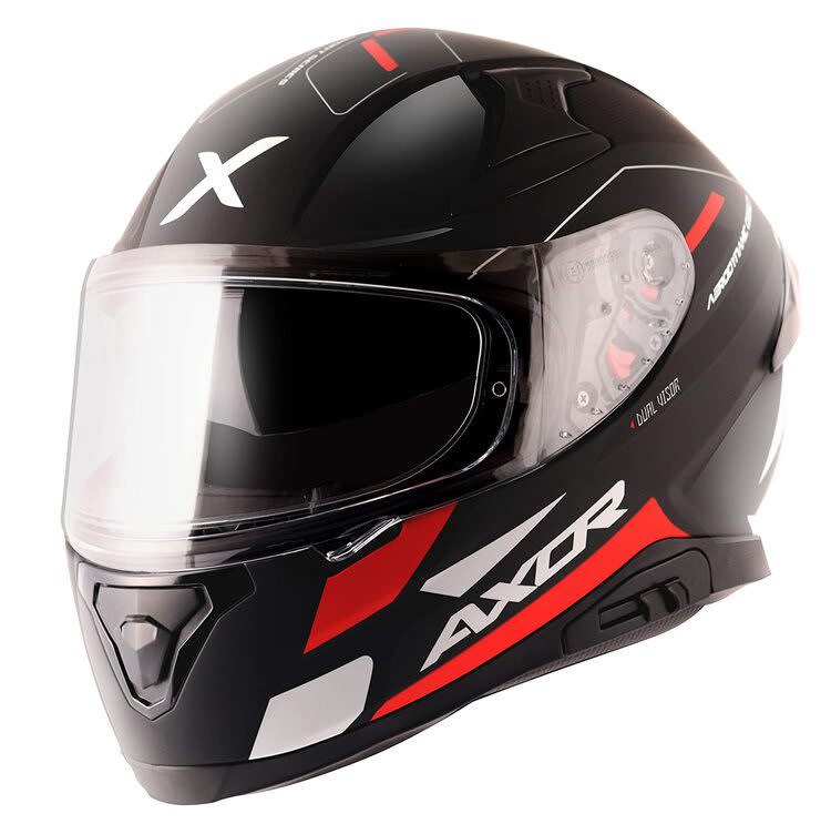 AXOR Apex Turbine Helmet Black Red -Gloss