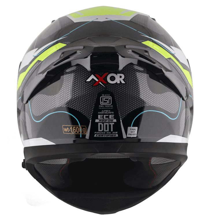 AXOR Apex Dynamo Helmet Black Neon Yellow