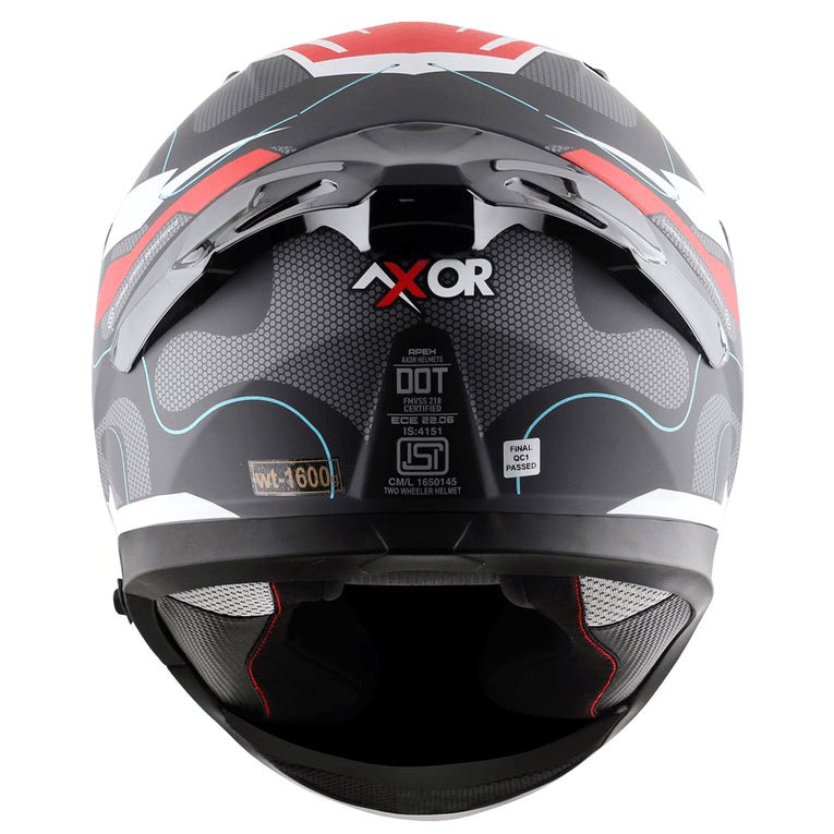 AXOR Apex Dynamo Helmet Dull Black Red