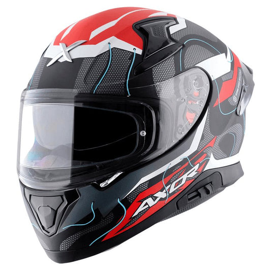 AXOR Apex Dynamo Helmet Dull Black Red