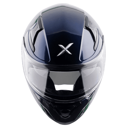 AXOR Apex Solid Deep Blue Color Helmet