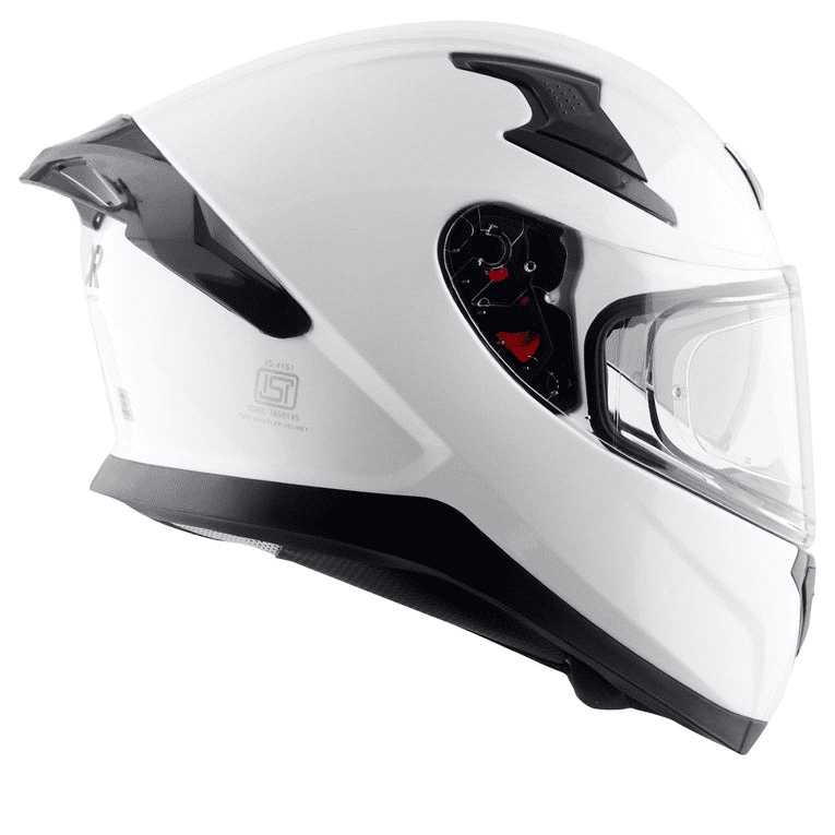AXOR Apex Solid White Color Helmet