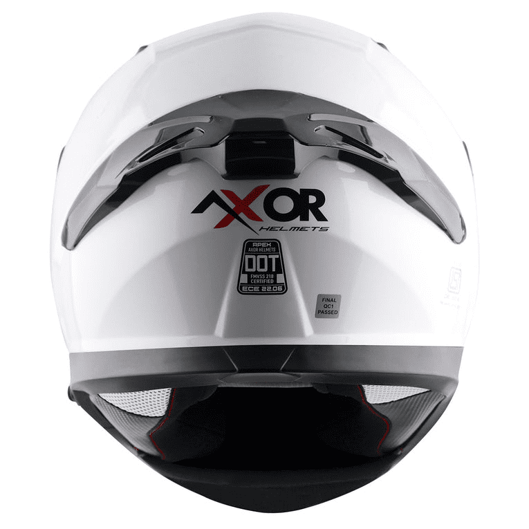 AXOR Apex Solid White Color Helmet