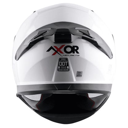 AXOR Apex Solid White Color Helmet