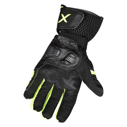 AXOR - Gator Riding Gloves Black Neon Green