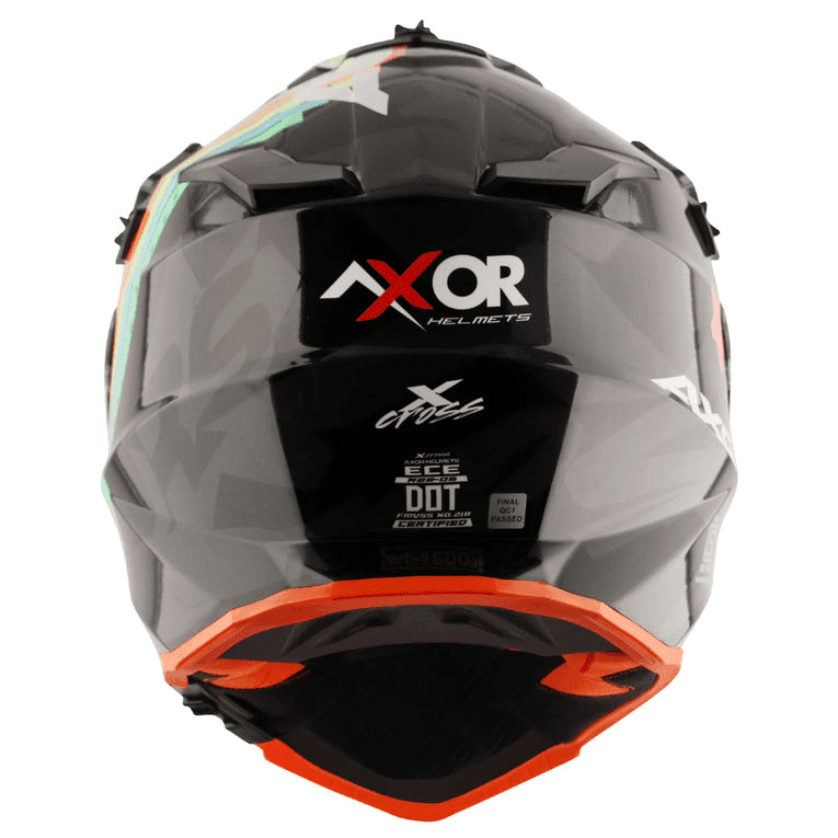 AXOR X-Cross X2 Black Grey Dual Visor Helmet